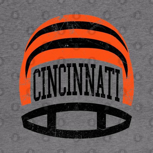 Cincinnati Retro Helmet - White by KFig21